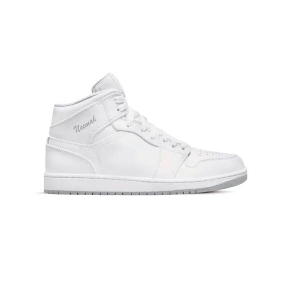 Neemah White Hightop Sneaker - Picture 1 of 6